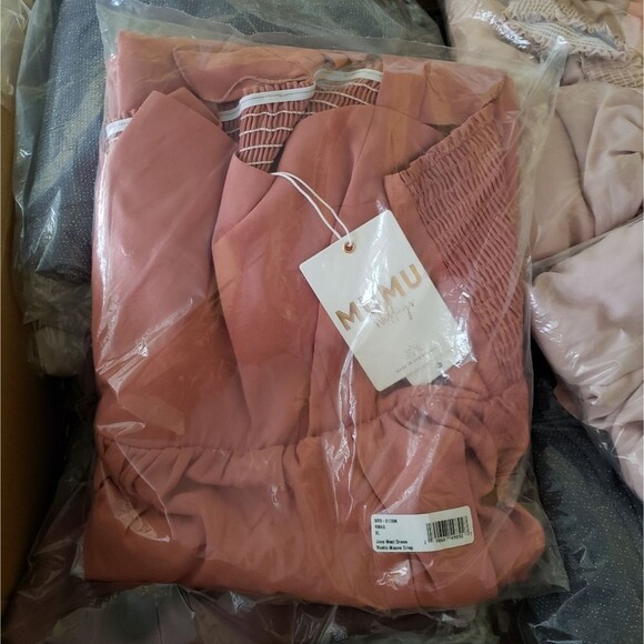 Show Me Your Mumu June Rustic Mauve Crisp Bridesmaids Maxi Dress XL - Picture 6 of 9